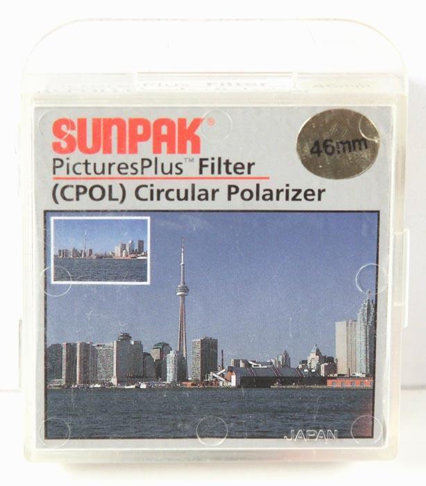 Sunpak Pictures Plus 46mm Circular Polarizer (CPOL) Mint in Case