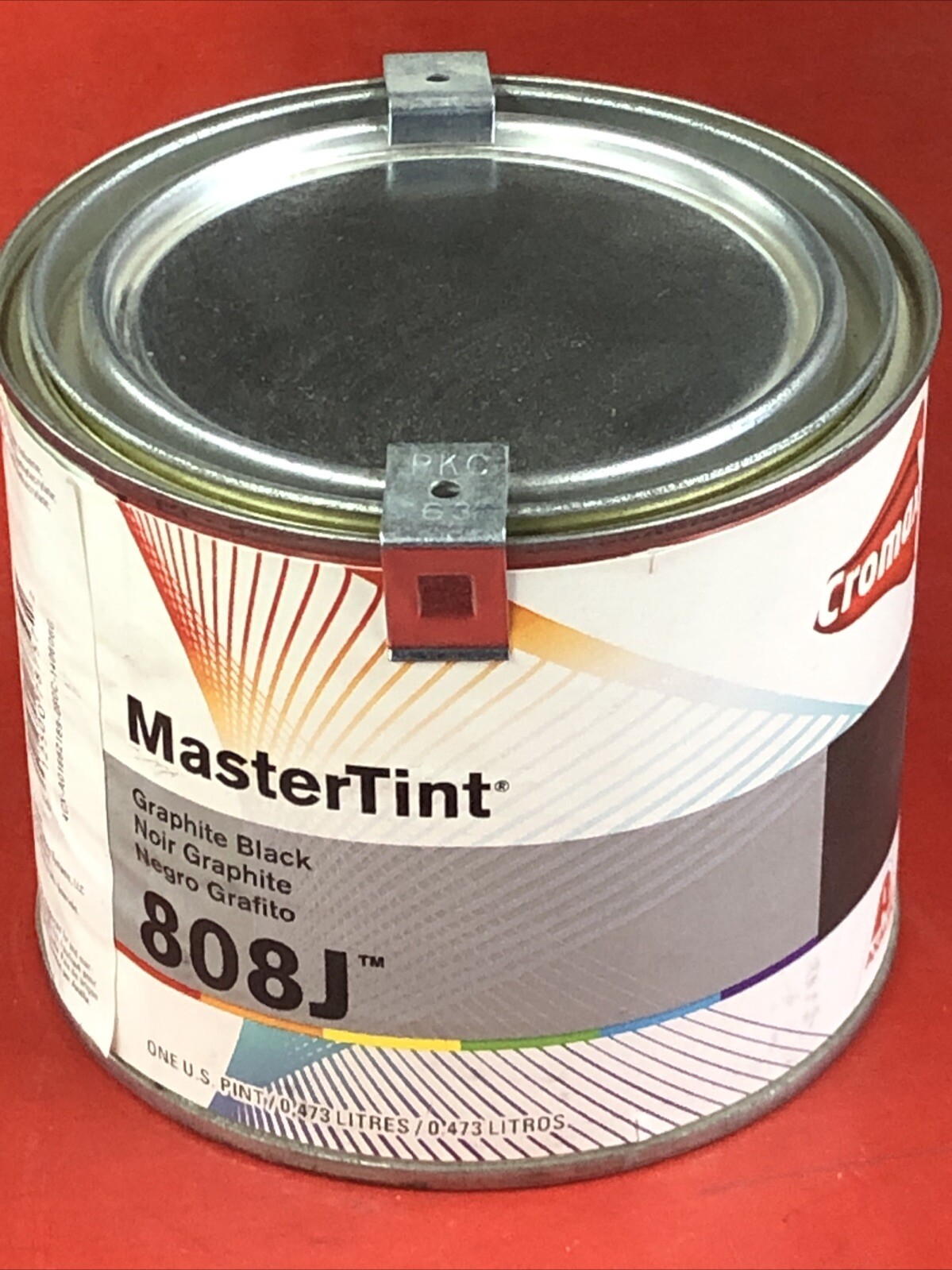 (1) PINT AXALTA DUPONT CROMAX MASTERTINT 808J GRAPHITE BLACK TINT TONER COLOR