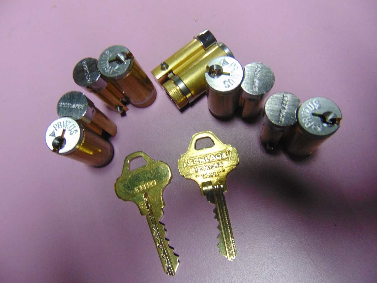 5  EVEREST SCHLAGE PRIMUS C135 XP 626  IC CORE LOCK  2 KEYS            LOCKSMITH