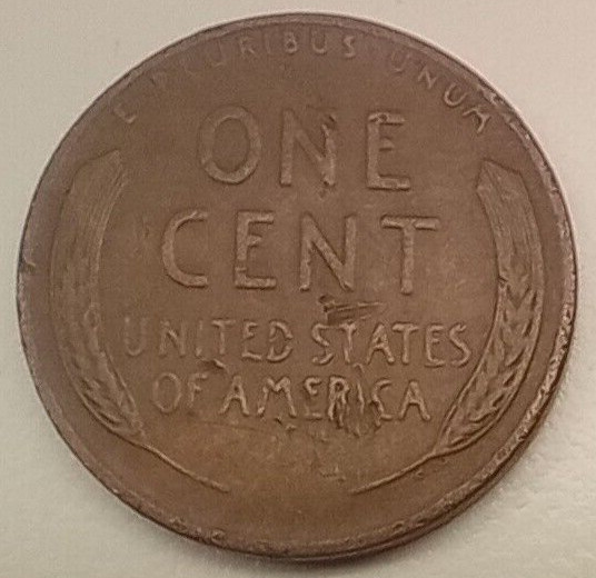 Lincoln Wheat Penny 1944 Error Die Chips