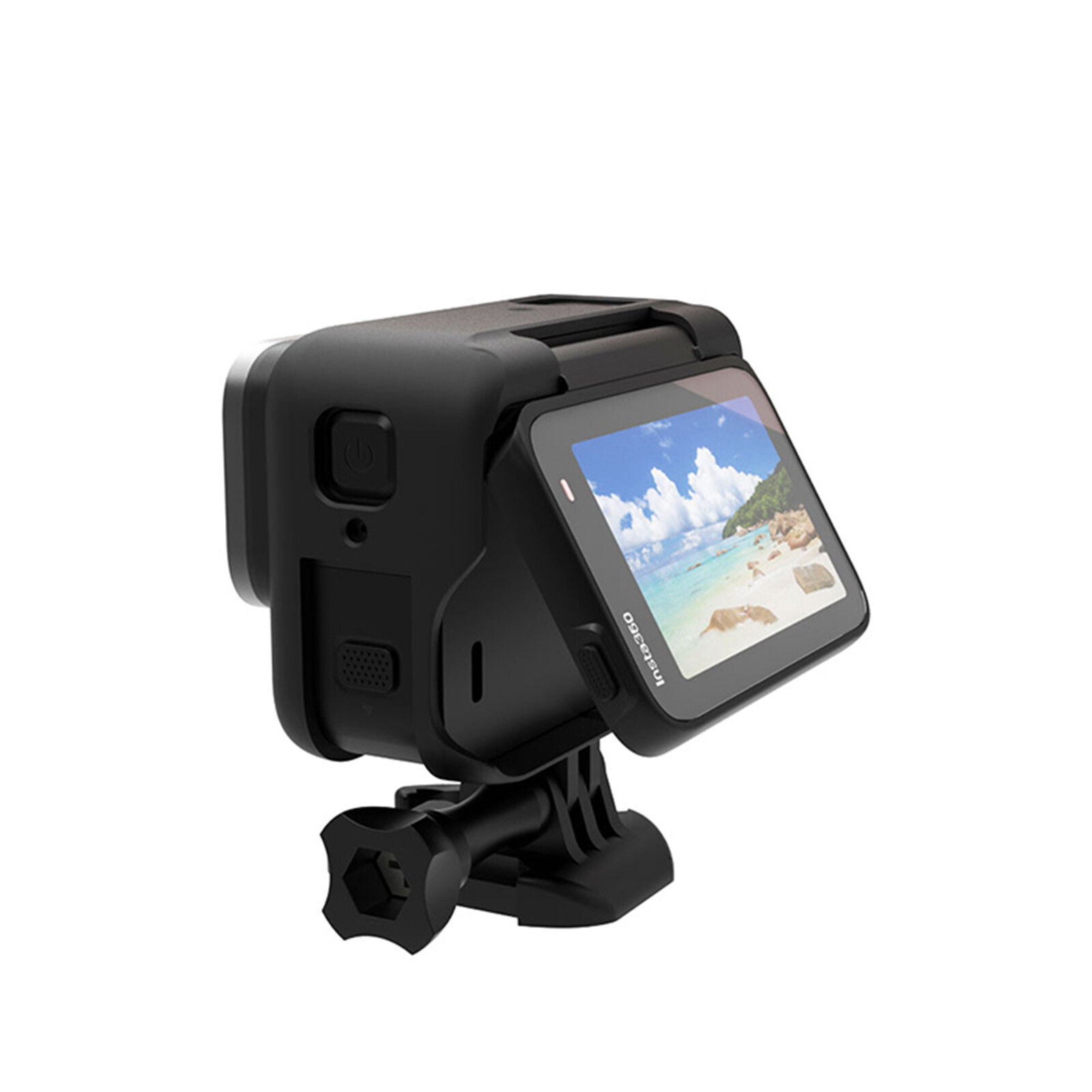 Synthetic Resin Plastic Protective Frame For Insta360 Ace Pro Action Camera