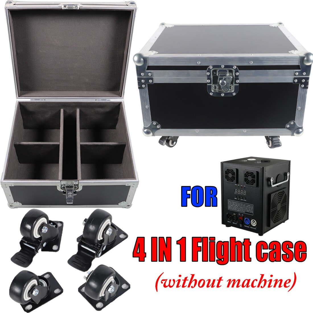 4PCS Large Cold Spark Firework Machine DMX Stage Effect Machine for Wedding Show