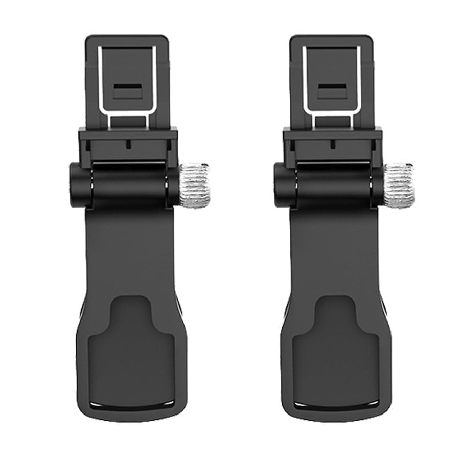 2 Pack 60 LED Selfie Light Front Clip Replacement Phone Clip Holder Clamp