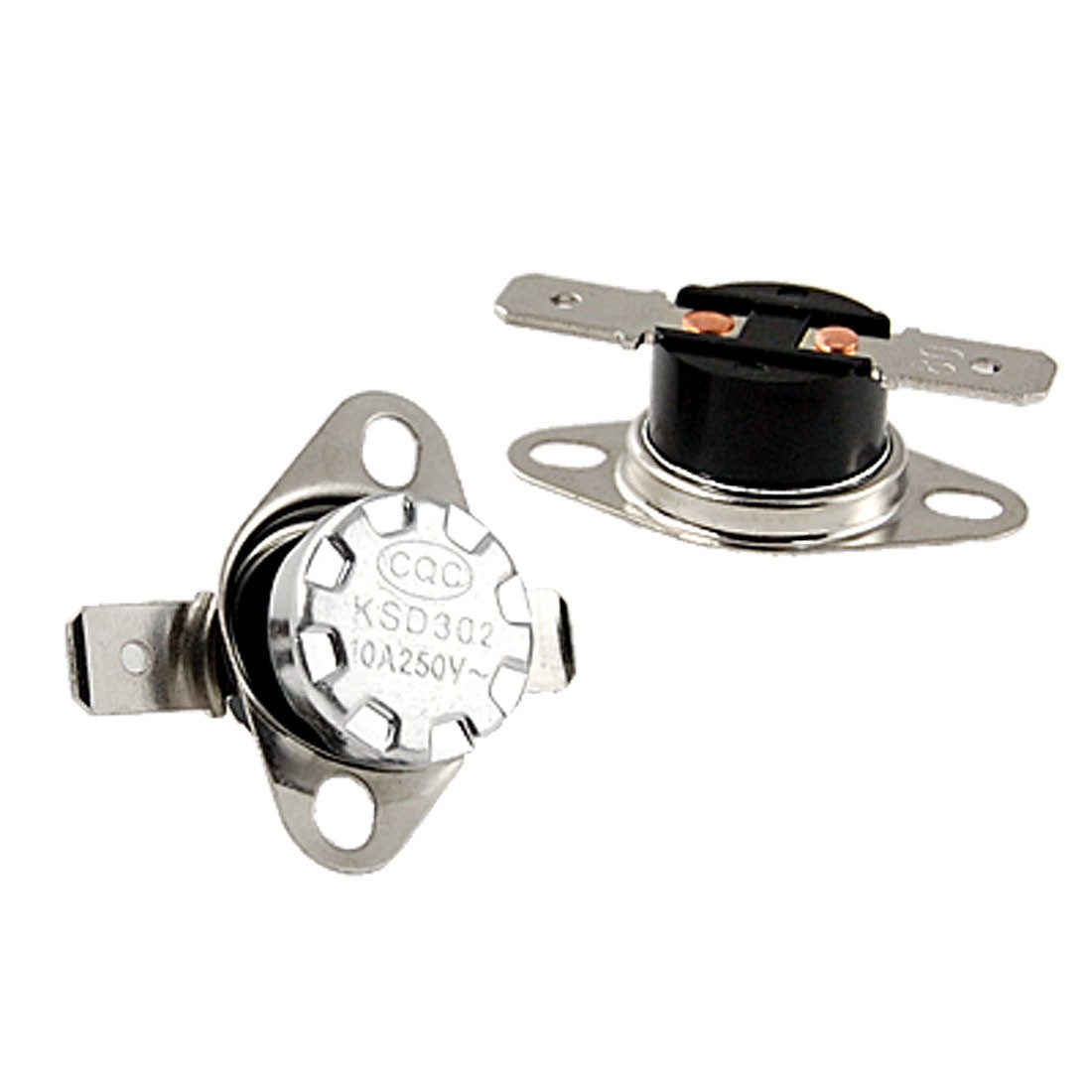 2 Pc 80 Celsius Temperature Control Switch Thermostat KSD302 176F N.C