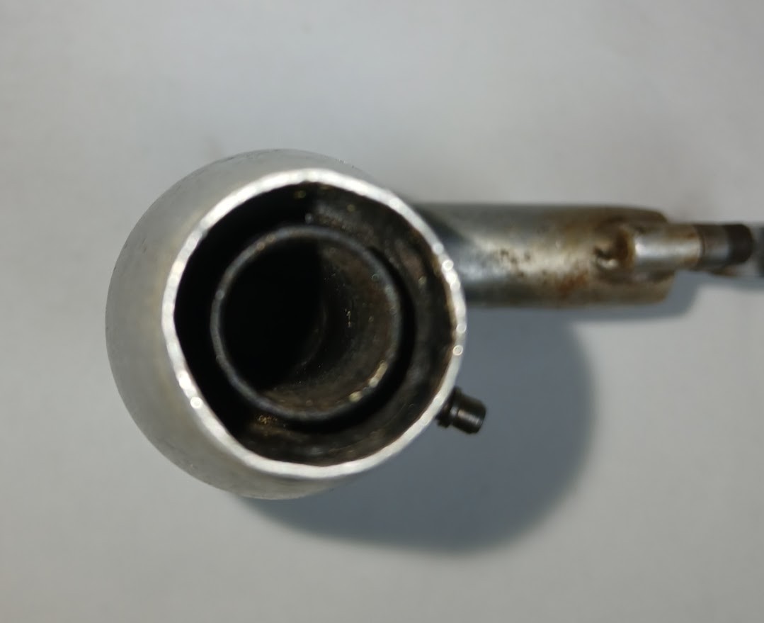 VINTAGE FLOW THOUGH MUFFLER ALUMINUM NICE USED RAIDO CONTROL MODEL AIRPLANE