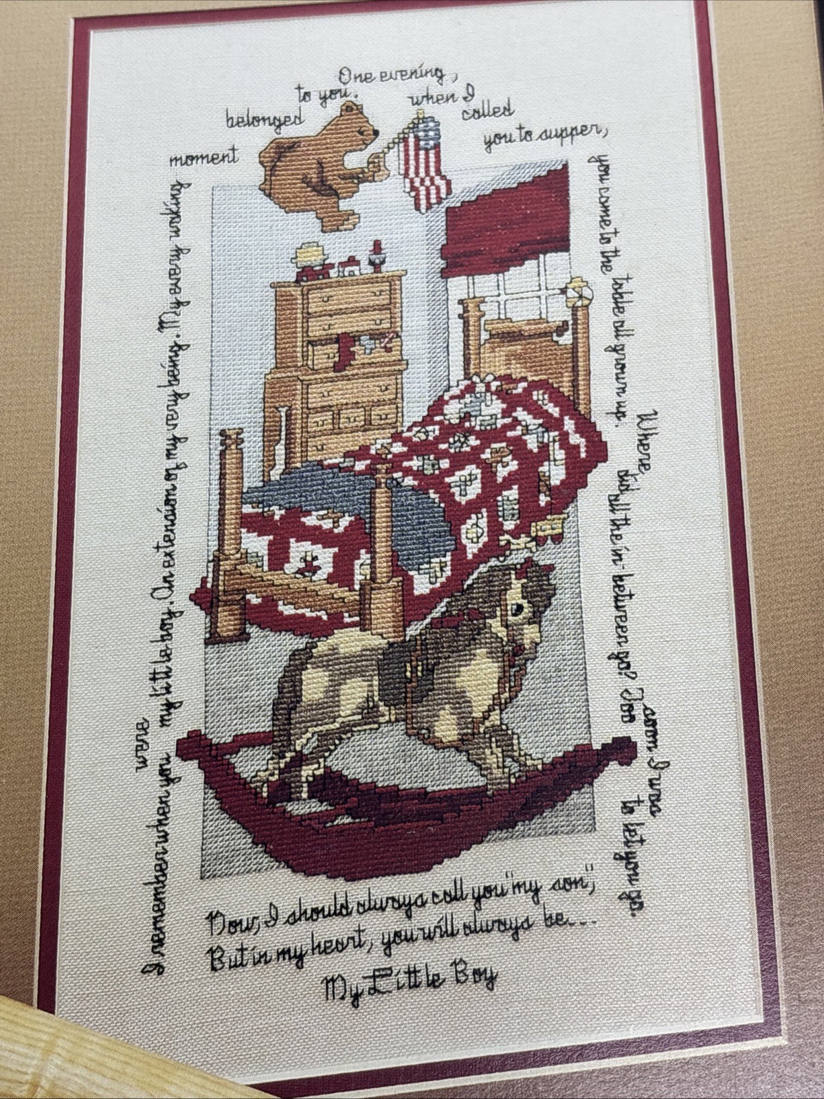 Leisure Arts My Little Boy Leaflet 648 Cross Stitch Pattern