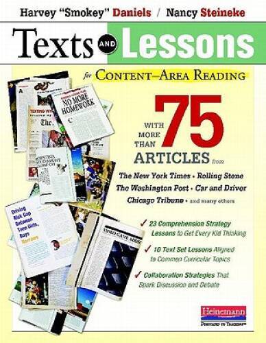 Texts and Lessons for Content-Area Reading: With More Than 75 Articles fr - GOOD