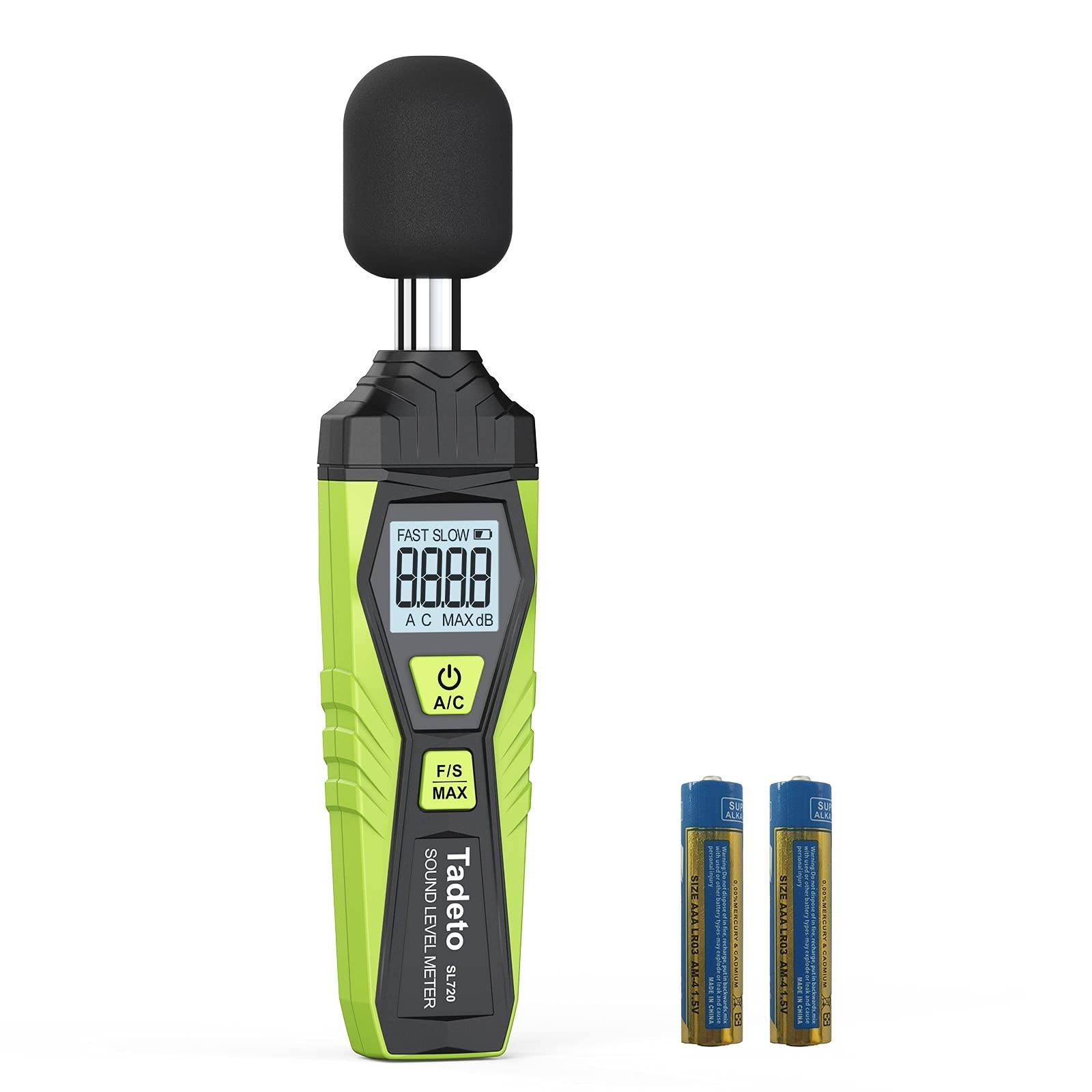 Decibel Meter, Tadeto Digital Sound Level Meter Portable SPL Meter 30dB to 13...