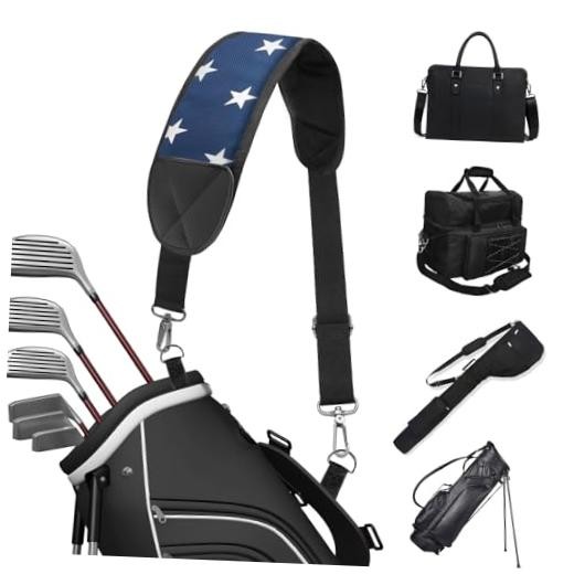Golf Bag Strap Replacement Golf Bag Shoulder Strap Adjustable Single Padded