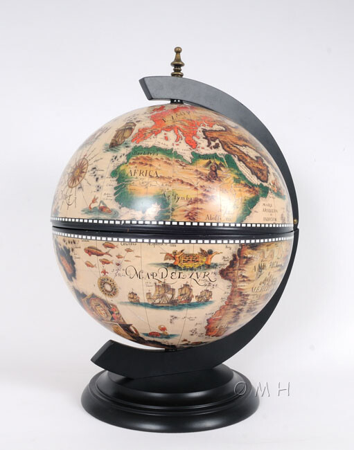 White Globe 13 inches with chess holder