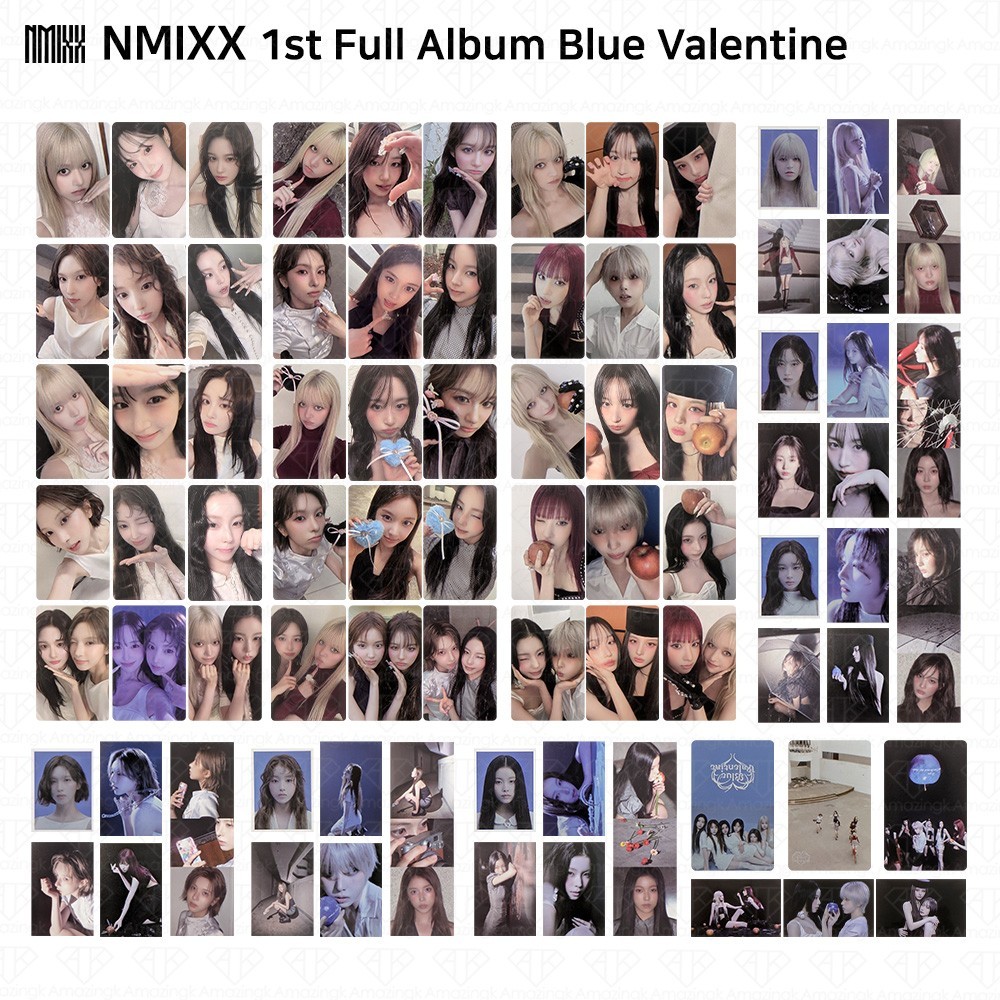 NMIXX 1st Full Album Blue Valentine Blue / Valentine / Chaos Official Photocard