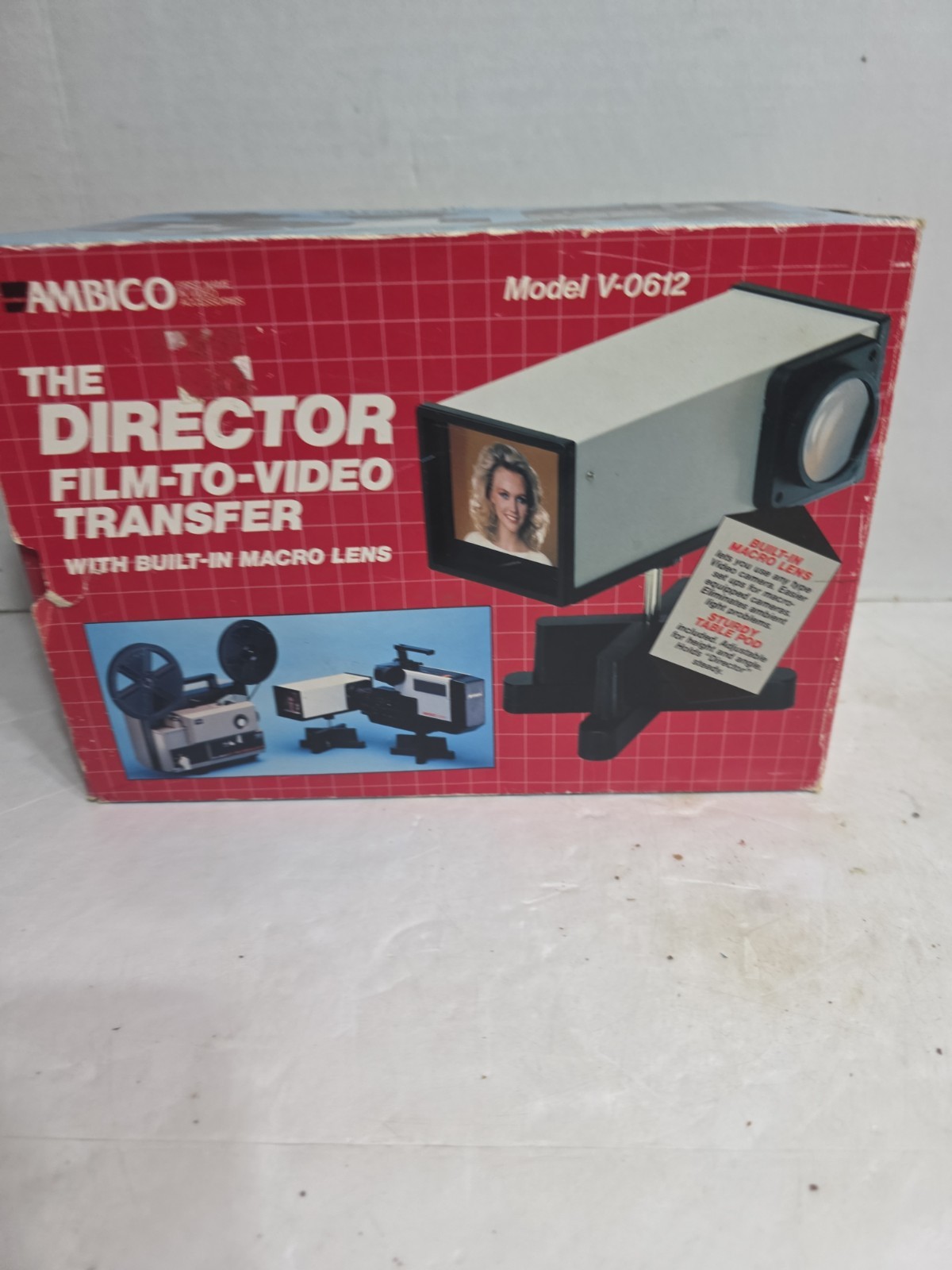 Ambico Film/Slides-to-Video Transfer System - The Director - Model V-0612