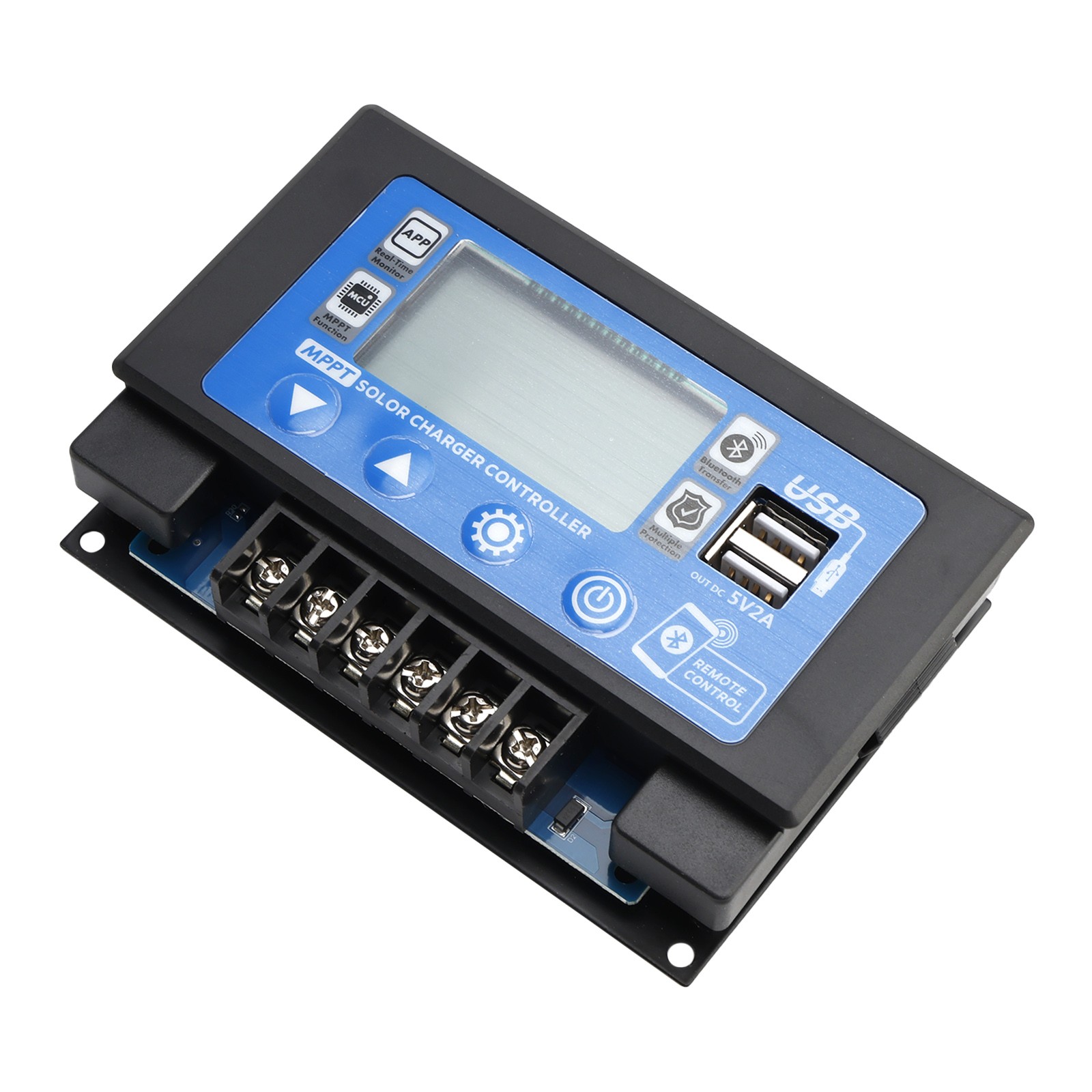 30A Embedded MPPT Solar Controller Bluetooth APP Intelligent Solar Control