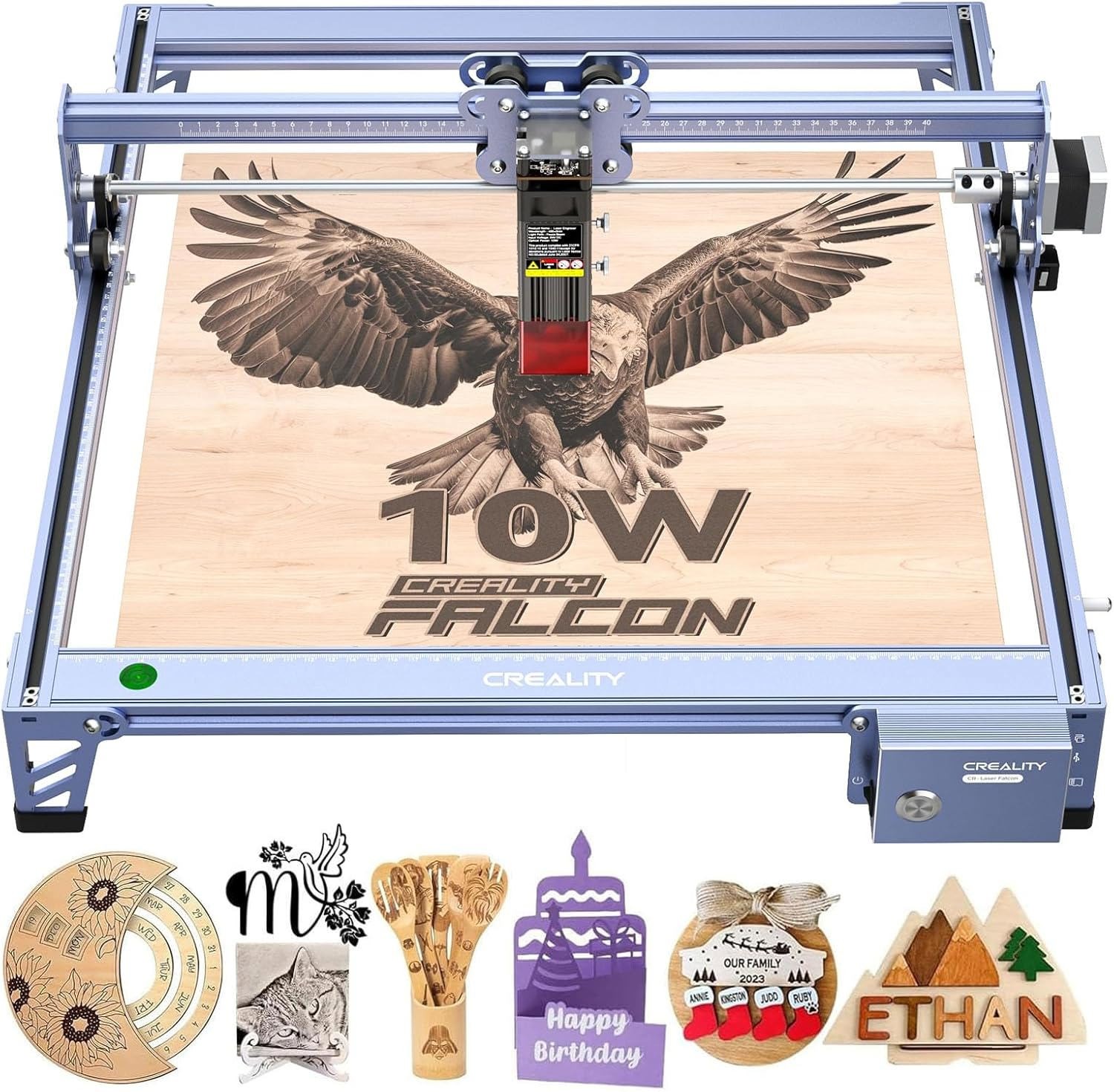 Creality 10W Laser Engraver 0.06mm Accuracy for Wood Metal Paper Glass Leather