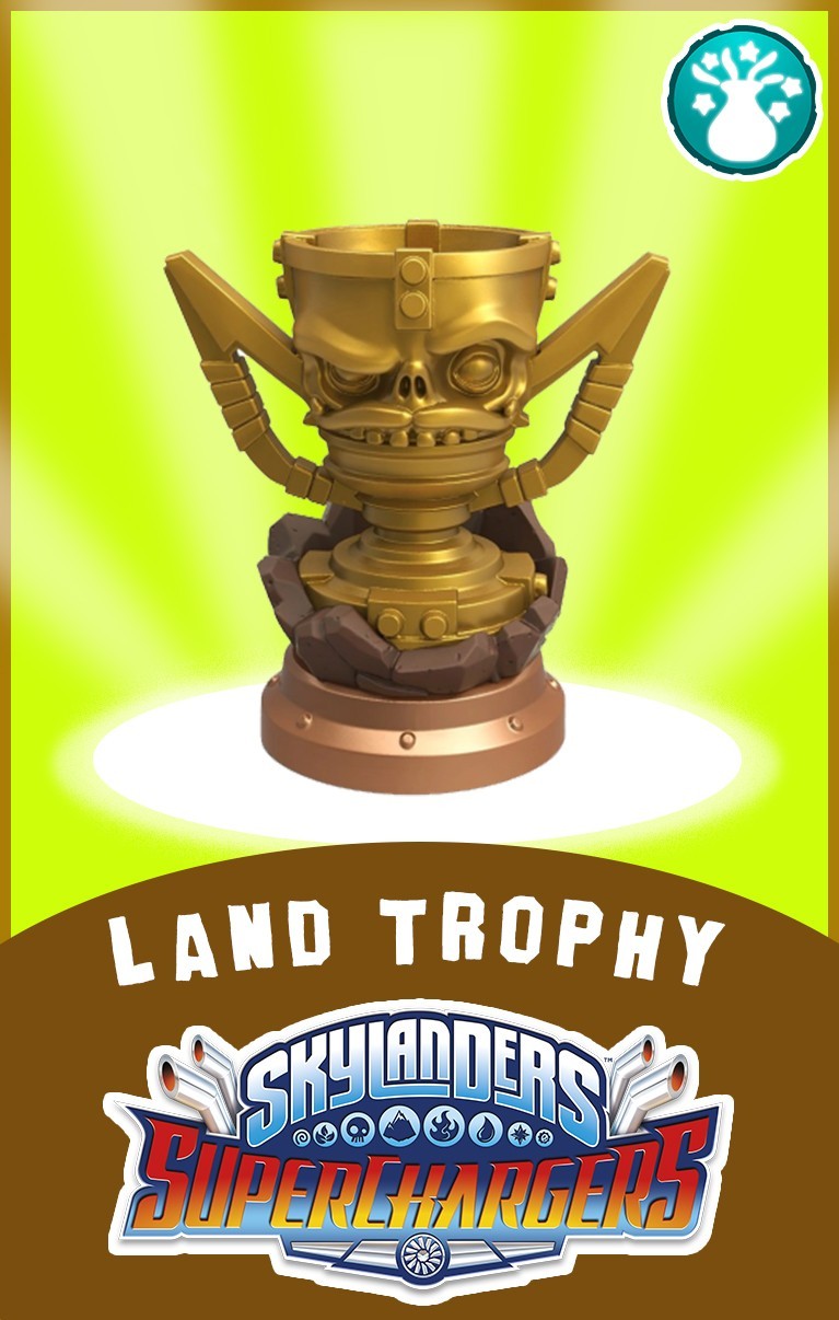 Land Trophy | Skylanders SuperChargers NFC Card