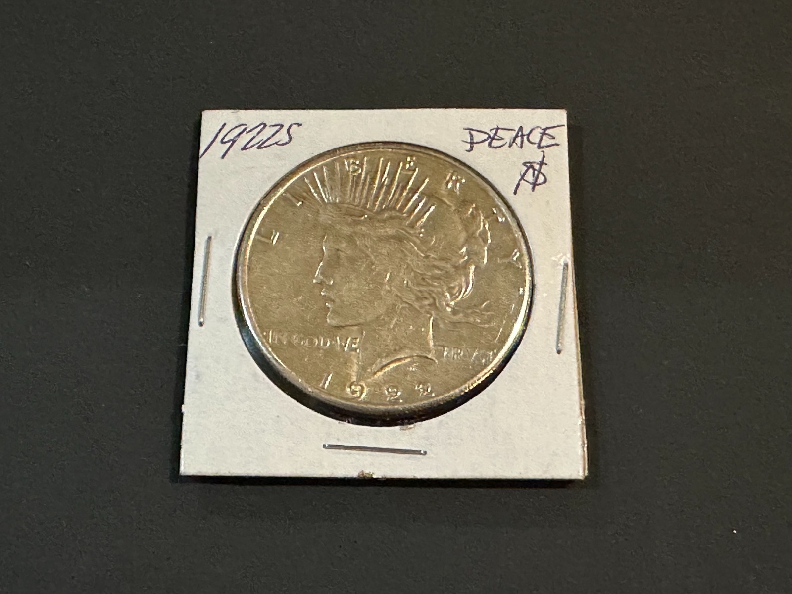 US 1922 S SILVER Peace DOLLAR San Francisco Mint (VF)