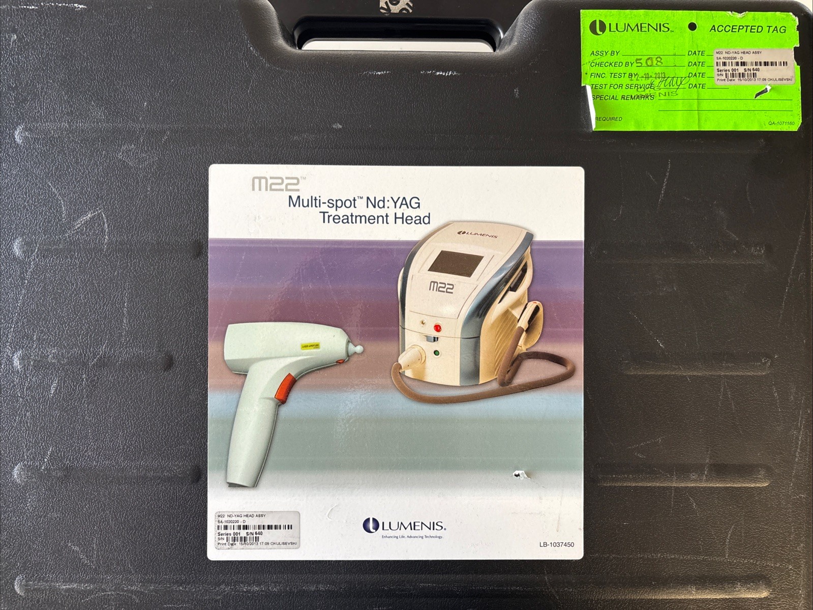 Lumenis M22 Multi Spot Nd:YAG Treatment Head with 1 SapphireCool Tip