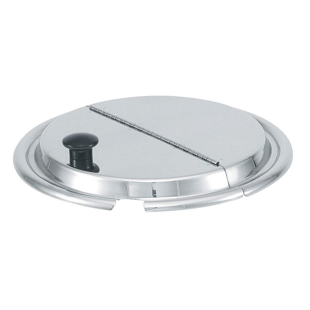 VOLLRATH 47488 Hinged Inset Cover,0.8 in H,Silver 4NCF4