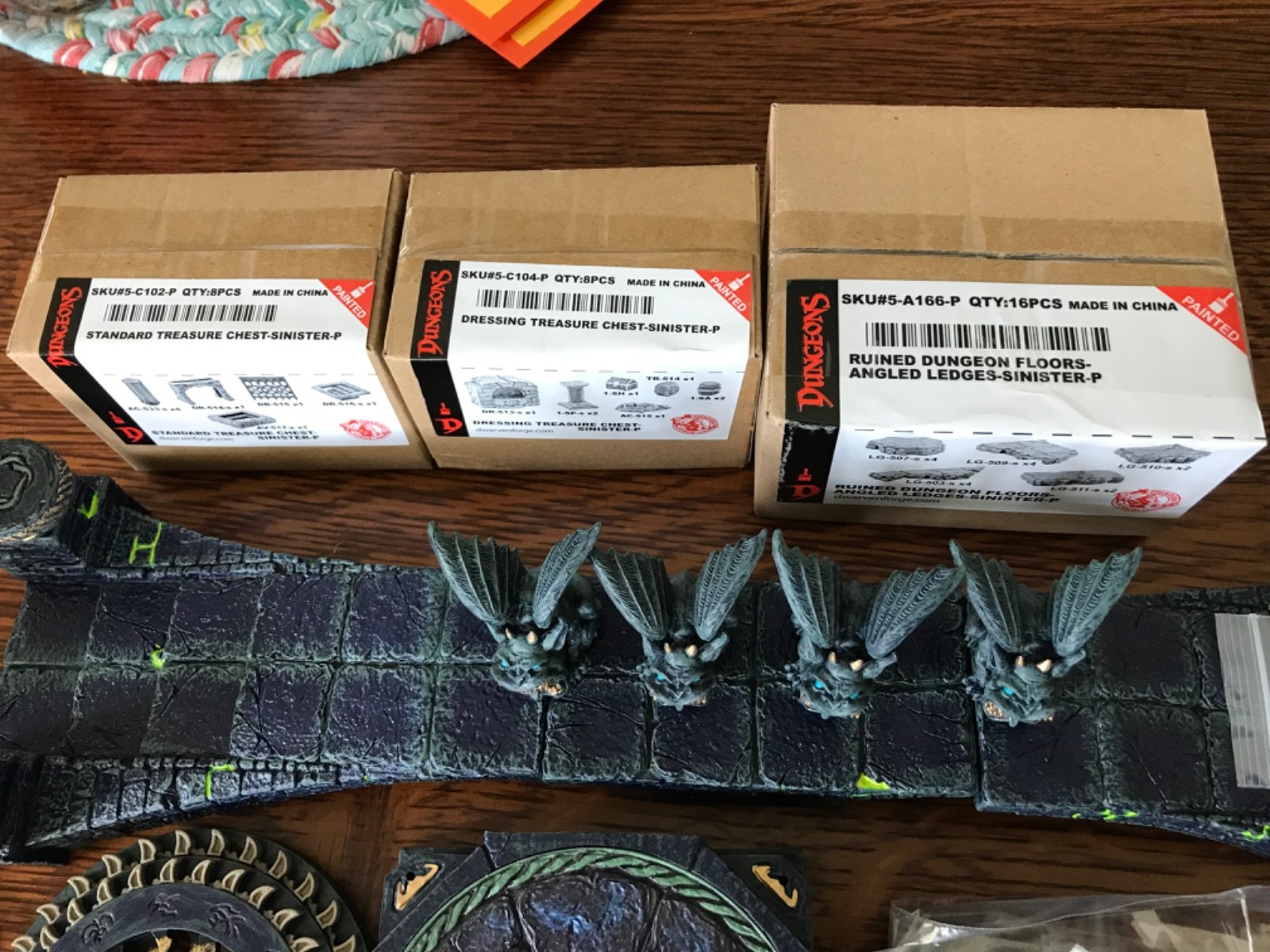 Dwarven Forge Sinister Painted Lot Used