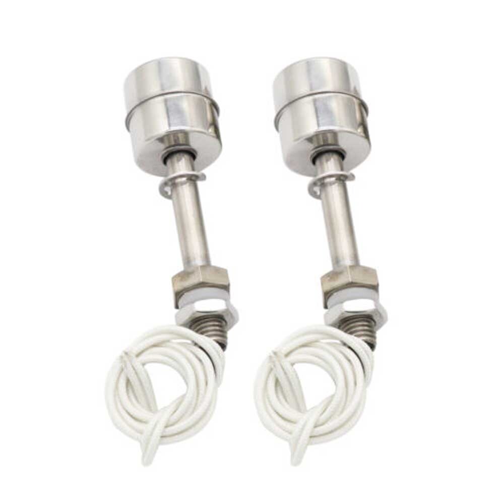 5PCS 75mm Stainless Steel Liquid Water Level Sensor Horizontal Float Switch Tool