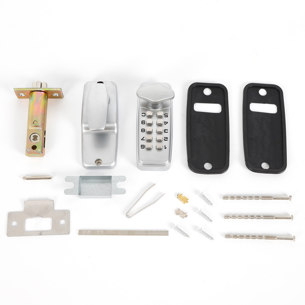 Digital Mechanical Door Lock Keyless Entry Exterior Combination Code Waterproof