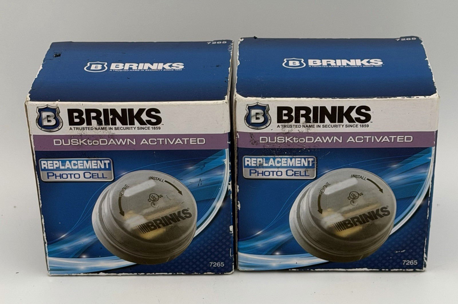 2 Brinks 7265 Dusk to Dawn Replacement Photo Cell Sensor NEW