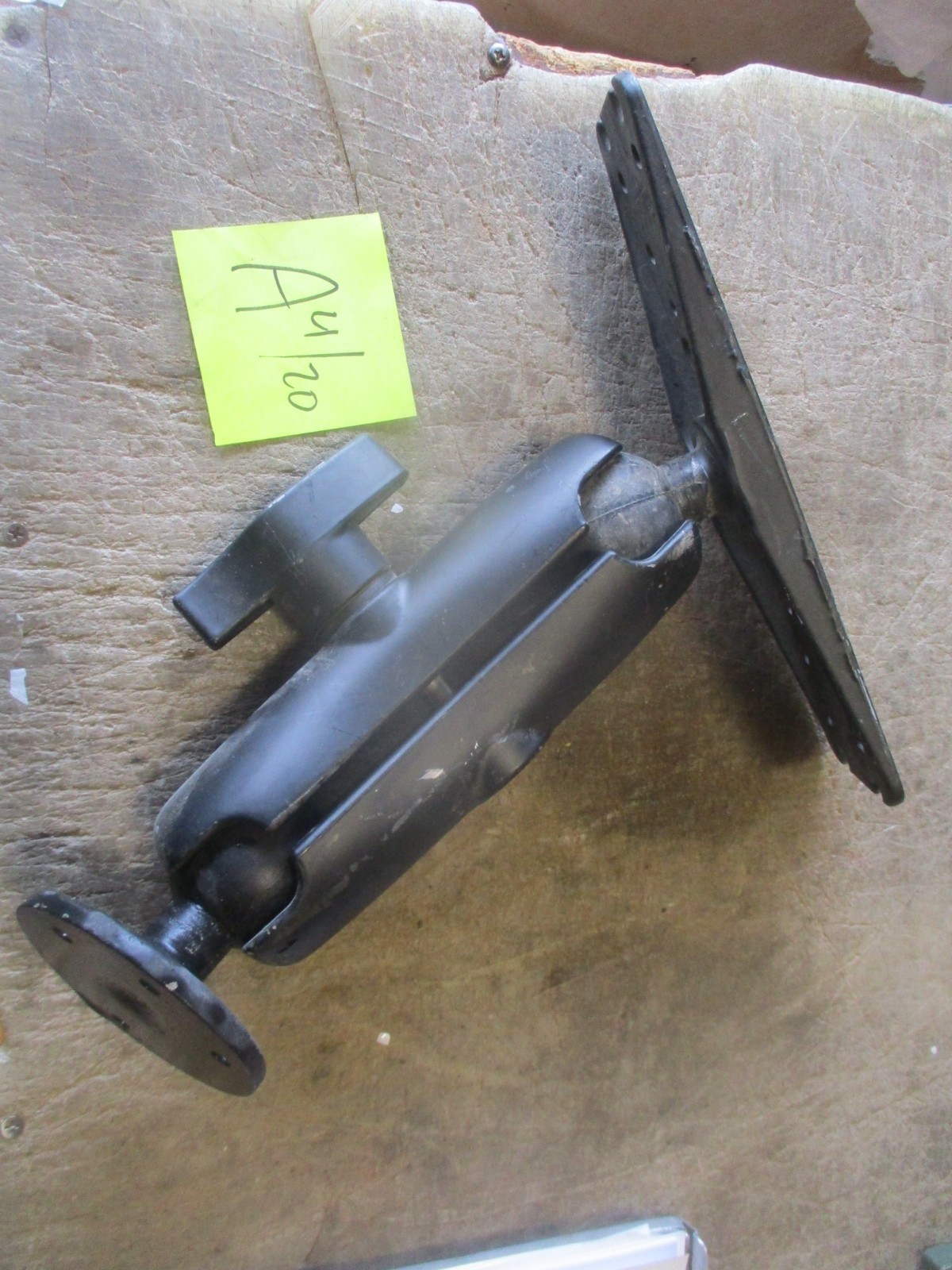 Used RAM Pedestal Mount, Articulating, for Screen of Blue Force Tracker HMMWV