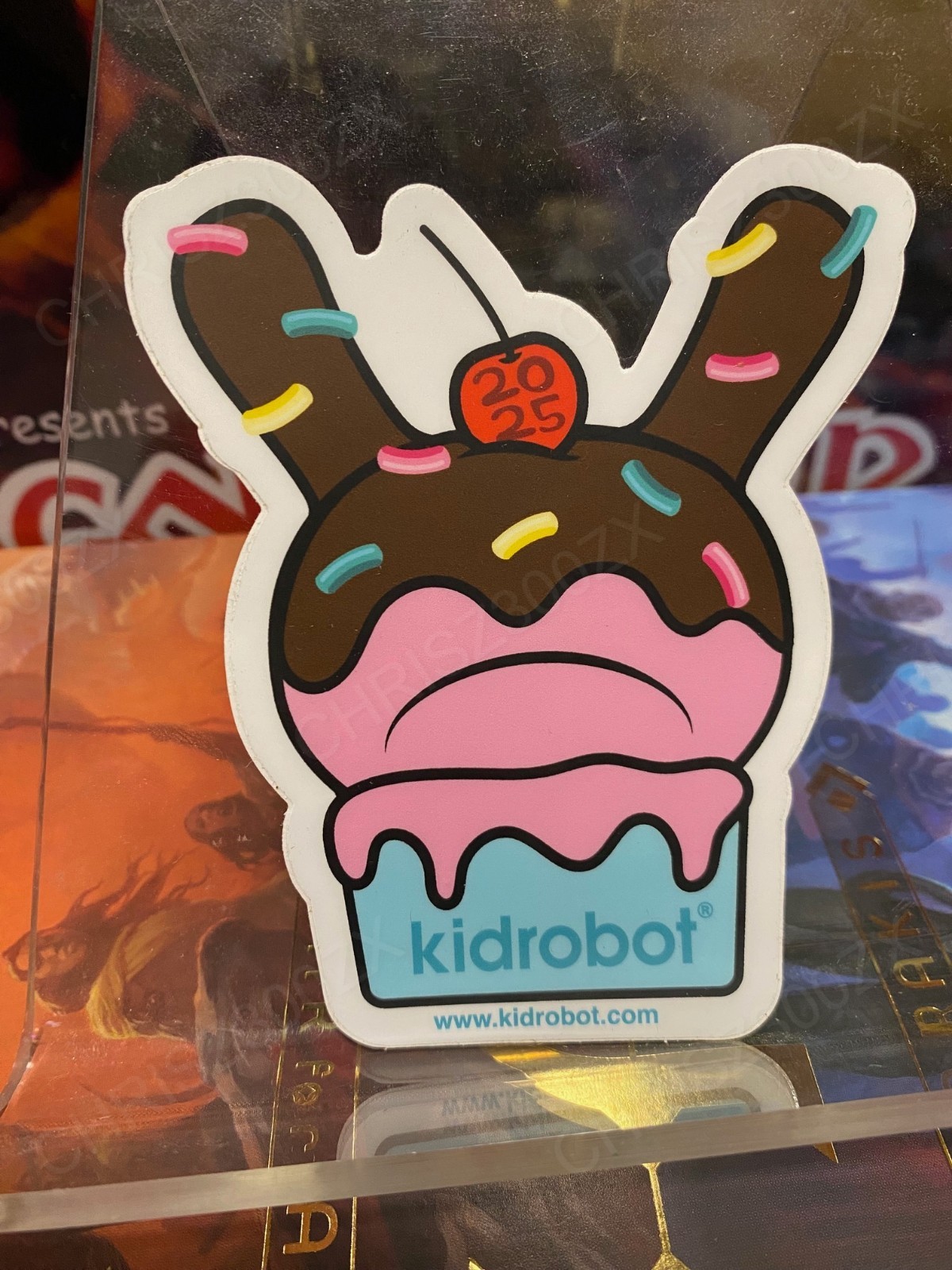 Kidrobot Dunny Icecream Sundae Sticker Decal Promo Official