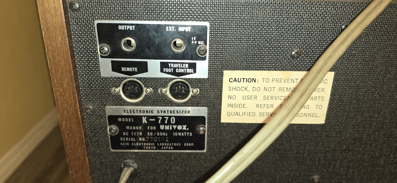 KORG 770 Synthesizer