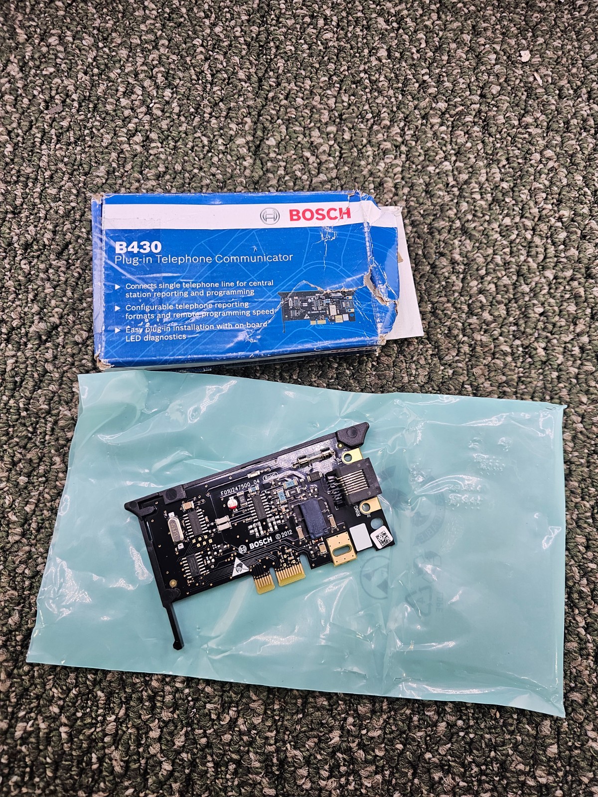 BOSCH B430 Plug-In Telephone Communicator Module Board