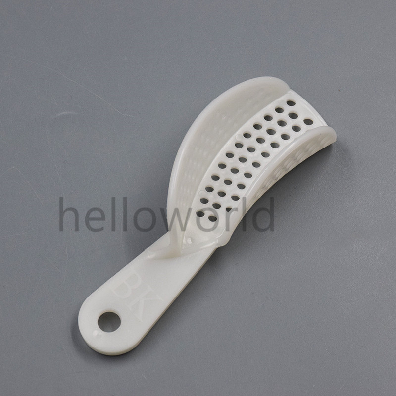 6 Pieces Dental Disposable Plastic Impression Trays L&M&S Upper & Lower Quadrant
