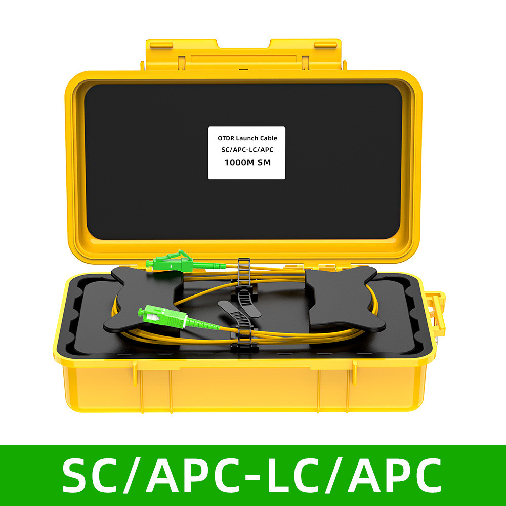 1KM OTDR Launch Cable Box Optical Fiber Rings OTDR Dead Zone Eliminator SM 9/125