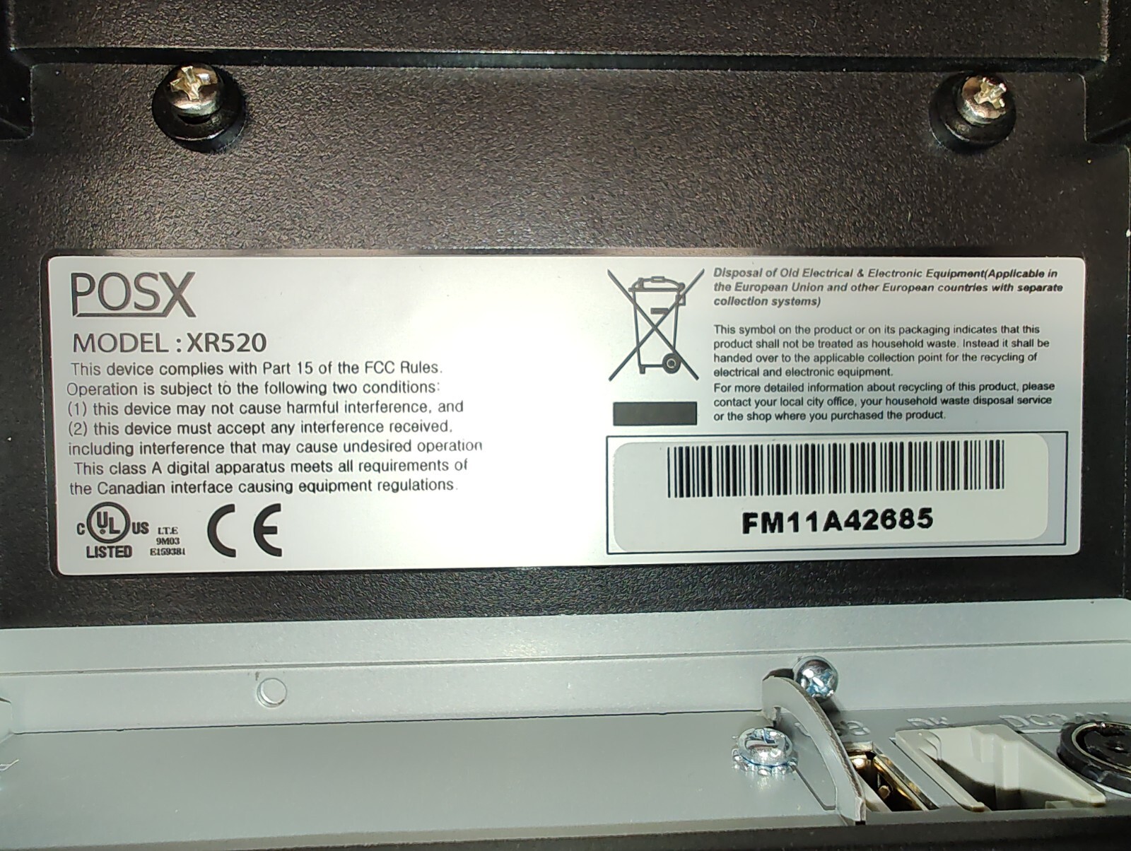 POSX XR520 Receipt Printer