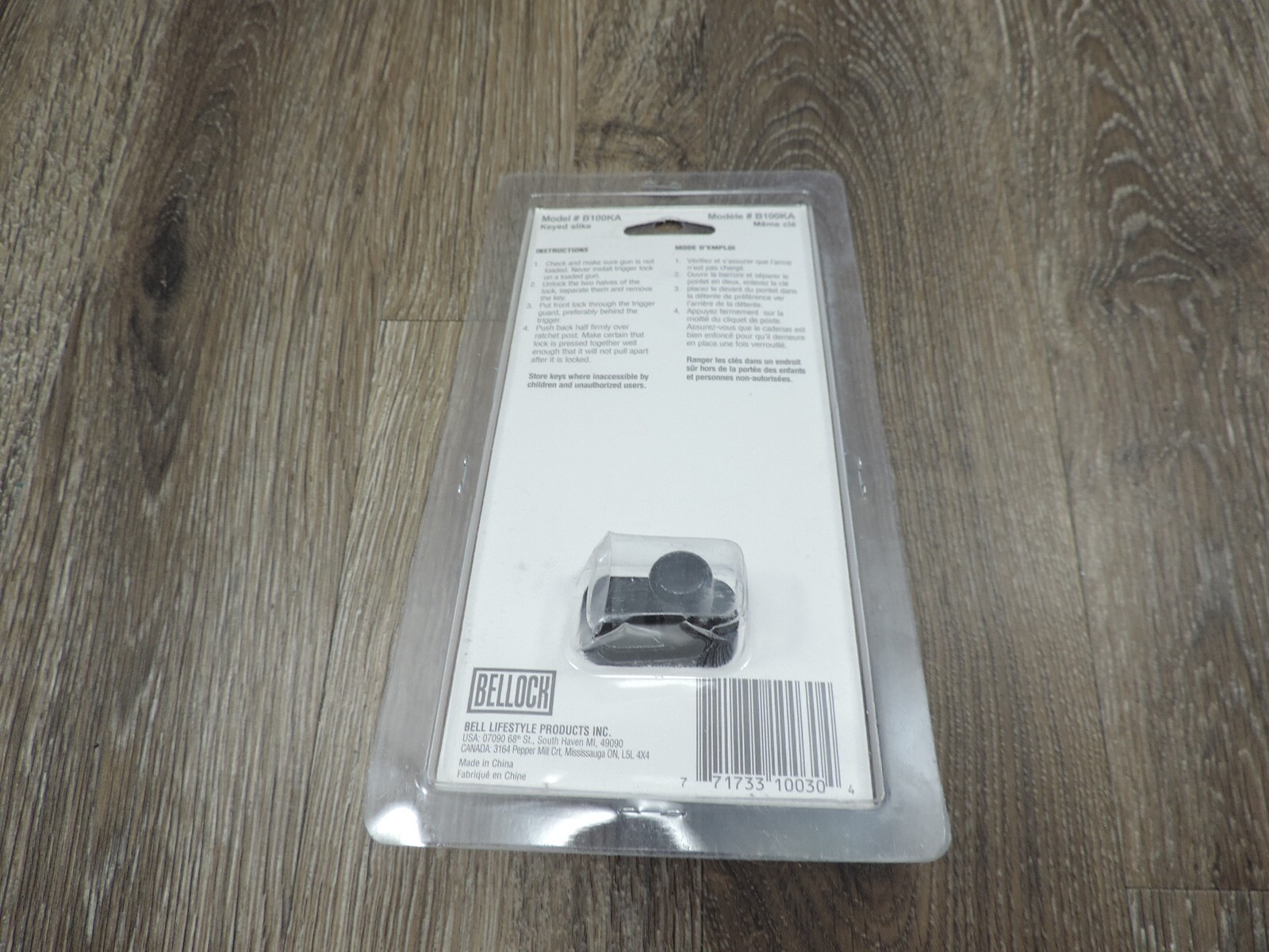 Bellock Keyed Trigger Lock B100KA