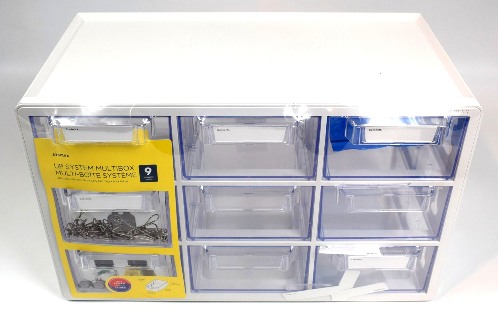 SYSMAX UP SYSTEM MULTIBOX - 9 Drawers * Made in Korea