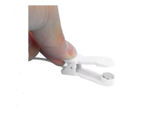 EAR CLIP/CLAMP ELECTRODE with 2.5mm Plug Lead Cable Microcurrent Electrotherapy