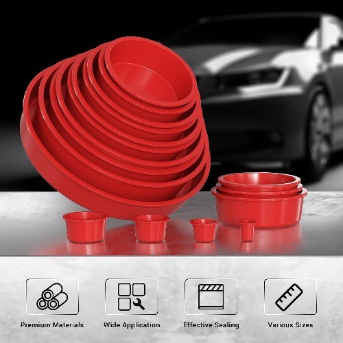 Cap Plugs Kit 17 Piece Set Suitable for Smoke Leakage Testing and Various Pipeli