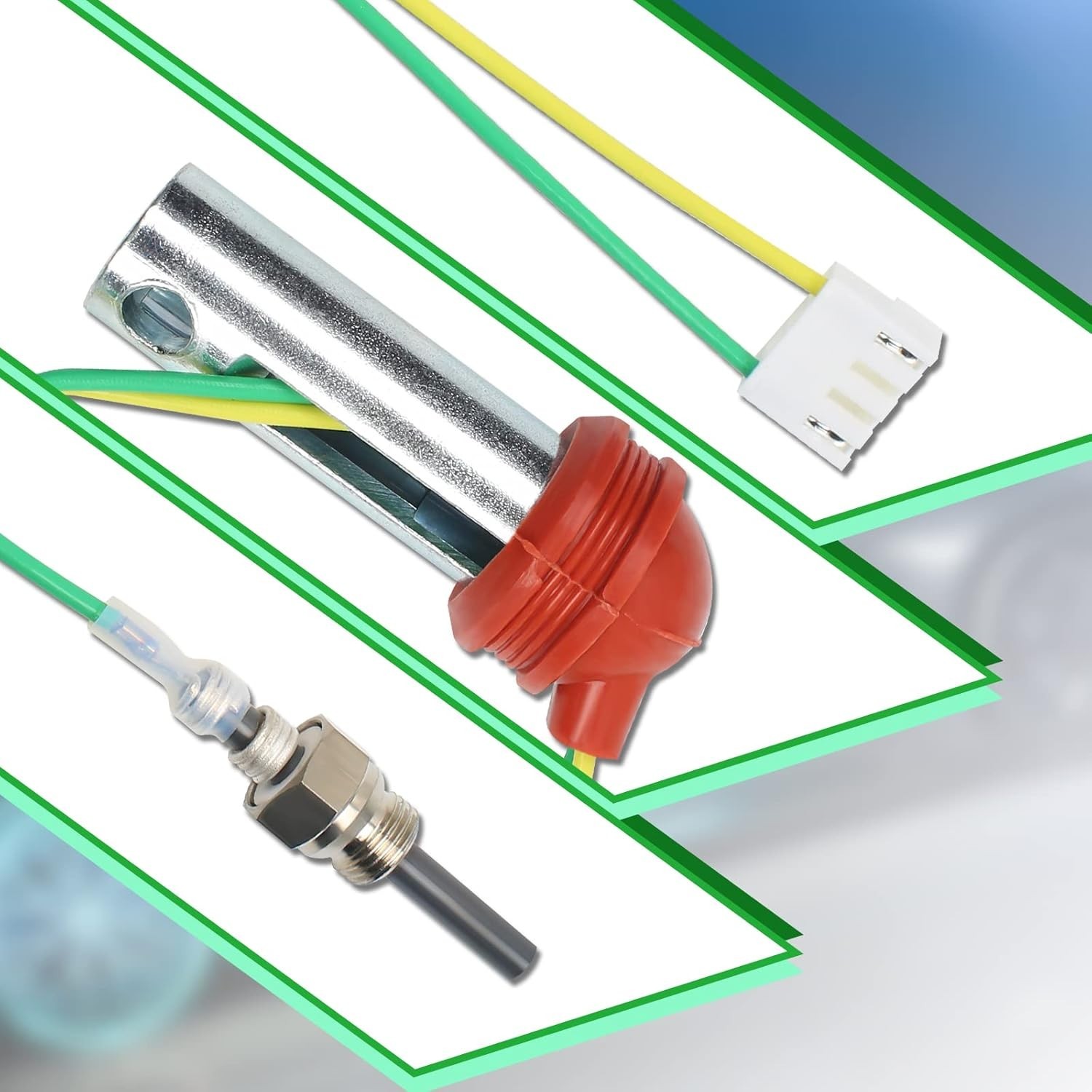 Glow Plug Repair Kit, 8pcs Diesel Parking Heaters 12V 2KW 5KW 8KW Glow Plug C
