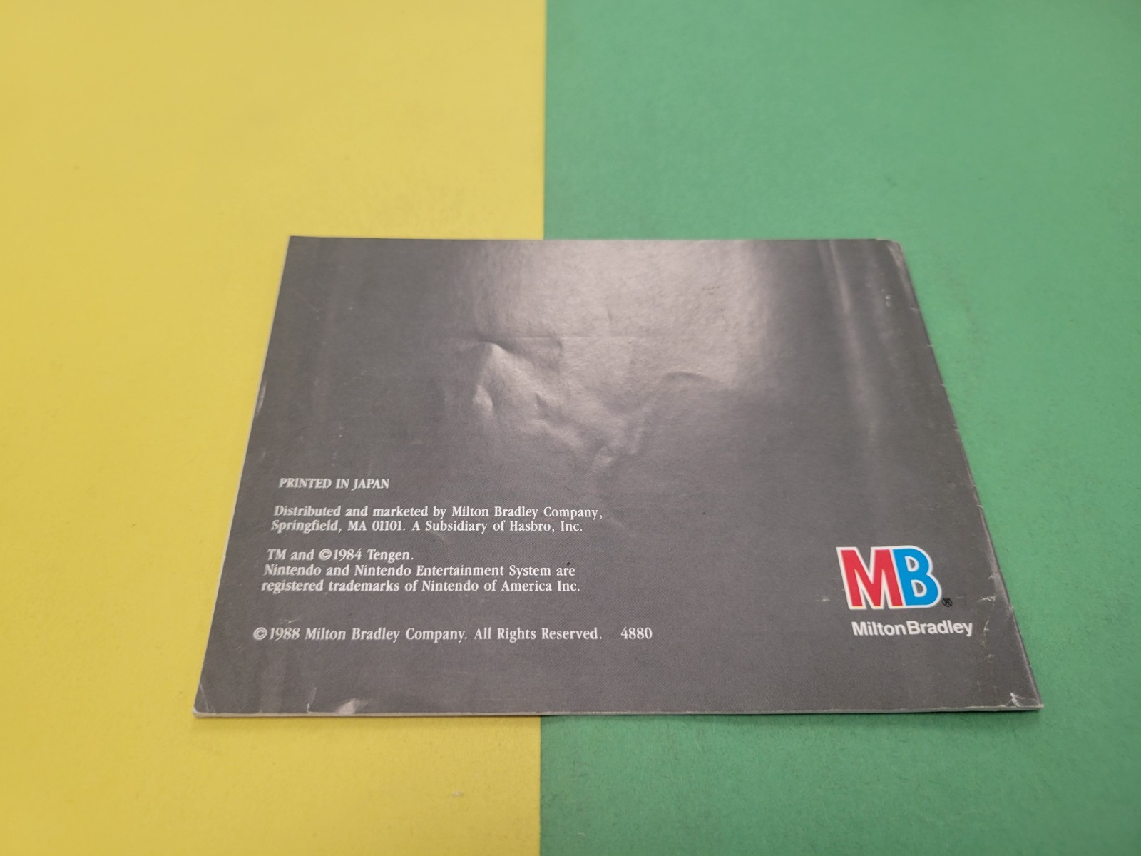 Marble Madness Nintendo NES Instruction Manual Booklet ONLY