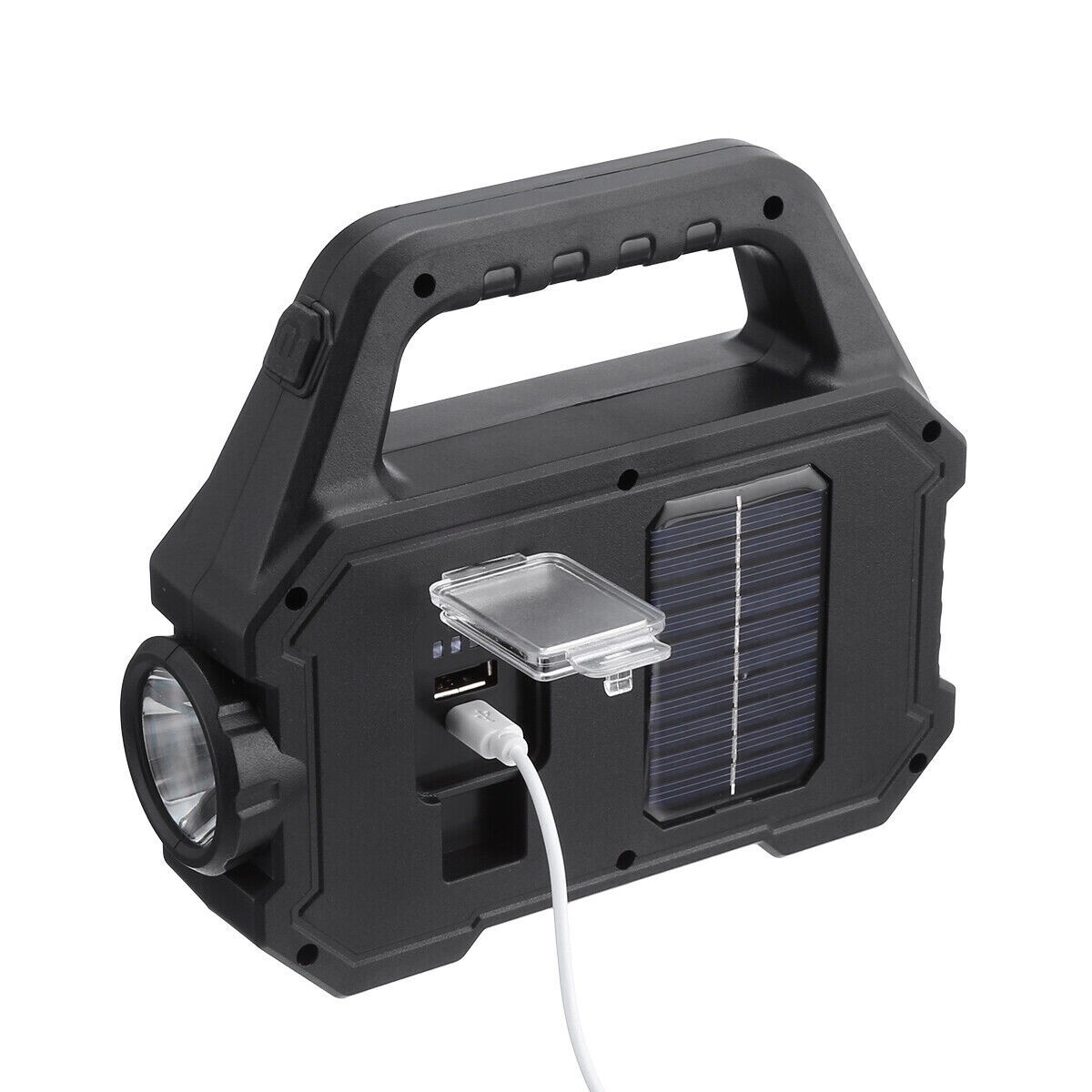 Solar Power LED Camping Lamp Flashlight Tent Light Lantern Rechargeable Battery