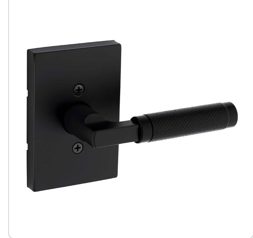 LOT OF 2 Kwikset Prava 788PVL 514 Lever with Rectangle MATTE BLACK 97881-049