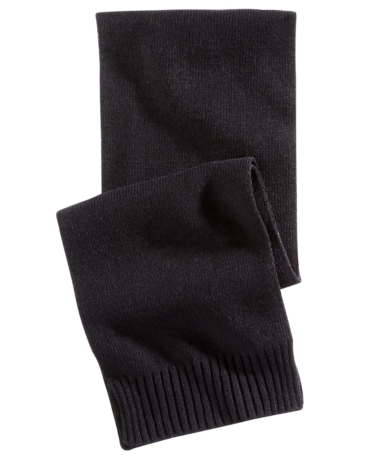 Alfani Men's Space-Dyed Scarf Black 65 x 9