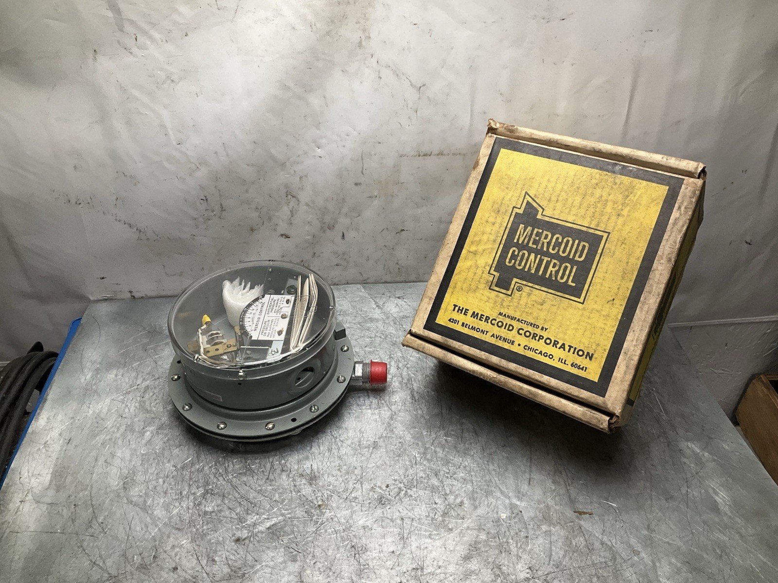 New Mercoid PG-3-P1 Differential Control Pressure Switch 15 PSI