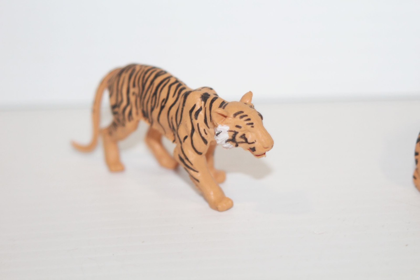 Vintage 1970s Britains Plastic Zoo Animals - Set of 2 Tiger (England) Toy Figure