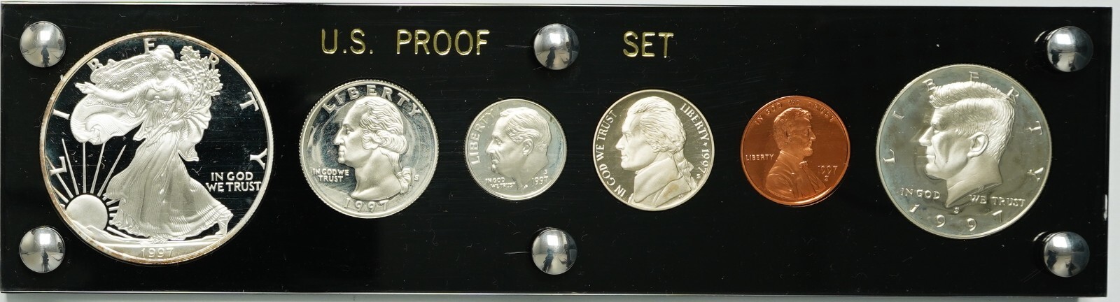1997 United States Proof Set w/ Custom Acrylic Case