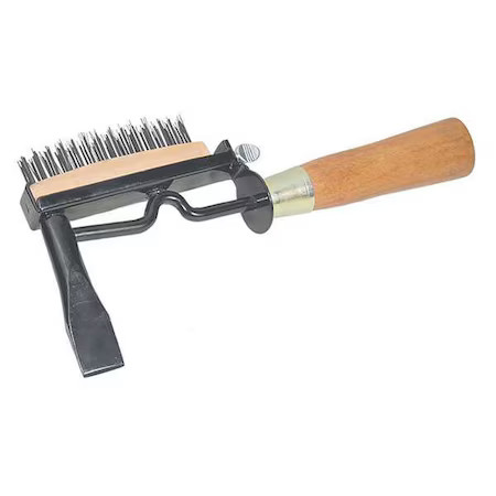 Zoro Select 19N773 Chipping Hammer With Brush, 19N773