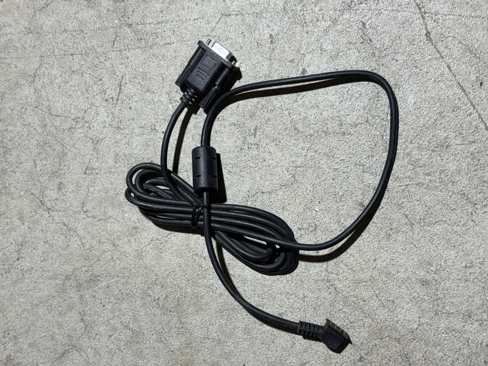 Garmin Serial Data Cable W/ 4 Slotted Pin Plug to 9-Pin D Female Connector