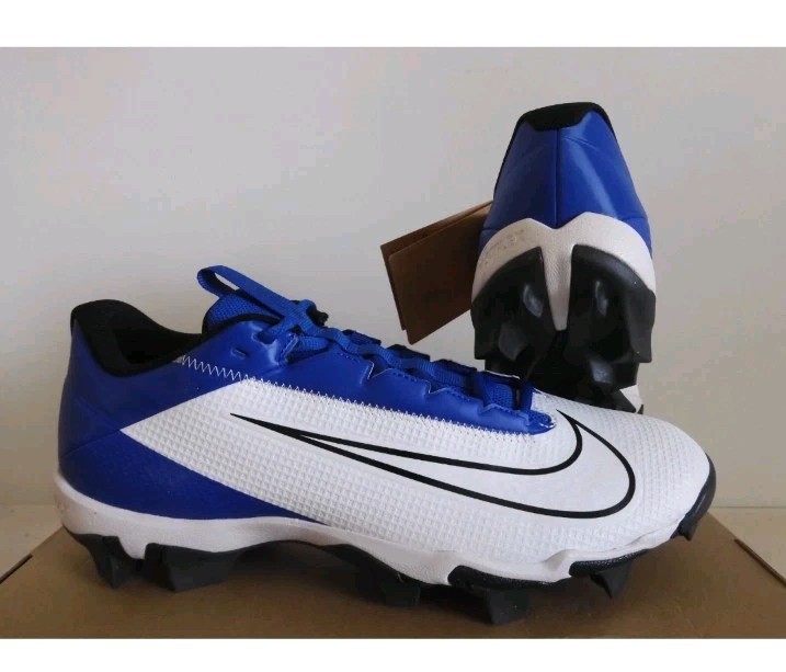 NIKE VAPOR EDGE SHARK 2 GAME ROYAL BLUE "FOOTBALL CLEATS" SZ 12 [DH5088-414]
