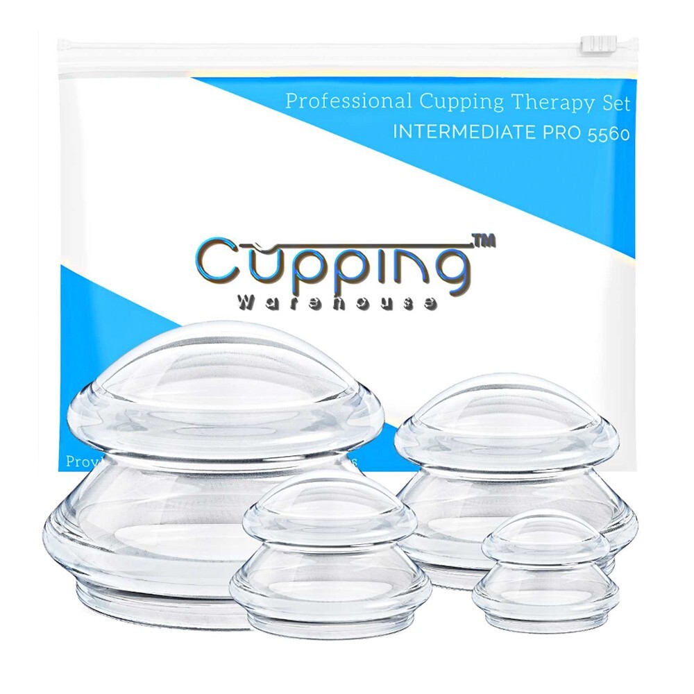 NEW!  Supreme Intermediate PRO, 8 Cupping Set, Massage, Muscle, Trigger Point
