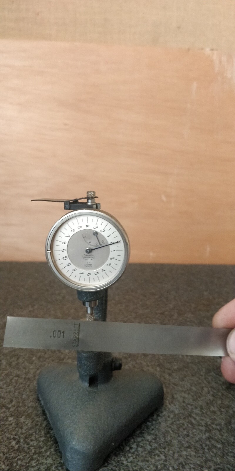 MAHR .001" Bench Dial Indicator Watchmakers Tools Machinist Tool